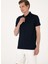 Lacivert Erkek Slim Fit Polo T-Shirt Belton 3