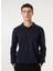 Lacivert Erkek Polo Basic Düz Kazak MML4WM-KZK9510 1