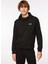Siyah Erkek Kapüşon Yaka Basic Sweatshirt D3WM-SWT27 1