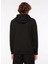 Siyah Erkek Kapüşon Yaka Basic Sweatshirt D3WM-SWT27 5