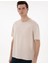 Bej Comfort Fit Basic Tişört 3