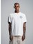 Bisiklet Yaka Beyaz Erkek T-Shirt MYSENJS11/S2-_T-SHIRT Uomo 1