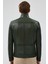 Wade Erkek Haki Slim-Fit Deri Mont 22WGD6462VE 5