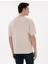 Bej Comfort Fit Basic Tişört 5