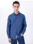 Lacivert Erkek Relaxed Yıkamalı Denim Gömlek M5SM-GML1045 3