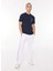 Bisiklet Yaka Saks Erkek T-Shirt UMA23010TS 3