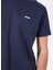 Lacivert Erkek Bisiklet Yaka Baskılı T-Shirt J4SM-TST7245 4