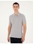 Açık Gri Melanj Slim Fit Tişört 3