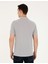 Açık Gri Melanj Slim Fit Tişört 5
