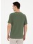 Bisiklet Yaka Jakarlı Haki Erkek T-Shirt Mıranda 5
