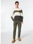 Ekru Erkek Bisiklet Slim Fit Kazak MI2842SS 3