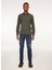 Lacivert Erkek Düz Paça Slim Fit Denim Pantolon FM23W27PD 1