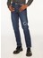 Lacivert Erkek Düz Paça Slim Fit Denim Pantolon FM23W27PD 2