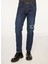 Lacivert Erkek Düz Paça Slim Fit Denim Pantolon FM23W27PD 3