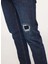 Lacivert Erkek Düz Paça Slim Fit Denim Pantolon FM23W27PD 4