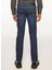 Lacivert Erkek Düz Paça Slim Fit Denim Pantolon FM23W27PD 5