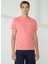 Bisiklet Yaka Düz Pembe Erkek T-Shirt Emboss T-Shırt 3