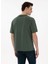 Koyu Yeşil Comfort Fit Basic Tişört 5
