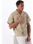 Gmg Fırenze Haki Erkek Apaş Oversize Gömlek GU25MSS02216 3