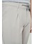 Erkek Beli Lastikli ve Ipli 4 Cep Pileli Spor Pantolon Gri PNS22Y22107_D55 4