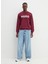 Kırmızı Erkek Bisiklet Regular Fit Düz Sweatshirt 50477328_DEM 1