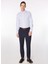 Mavi Erkek Alttan Britli Slim Fit Çizgili Non Iron Gömlek F4SM-GML 0224 2