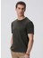 Bisiklet Yaka Haki Erkek T-Shirt 1083747 4