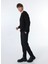 Siyah Erkek Bisiklet Relaxed Fitilli Sweatshirt M4WM-SWT-1808 3