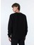 Siyah Erkek Bisiklet Relaxed Fitilli Sweatshirt M4WM-SWT-1808 6
