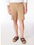 Bej Erkek Slim Fit Şort PB1249SS Şortbej 3