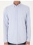 Açık Mavi Slim Fit Uzun Kollu Gömlek 6