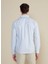 Slim Fit Klasik Yaka Mavi Erkek Gömlek BBSP23MSH089 3