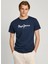 Lacivert Erkek Regular Fit Baskılı T-Shirt PM508208 595 Eggo N 3