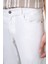 Erkek 5 Cep Spor Pantolon Beyaz PNS23Y23104_D01 4