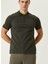 Haki Erkek Slim Fit Polo T-Shirt 1090399 2