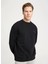 Bisiklet Yaka Siyah Erkek Sweatshırt W661205543471 Bisiklet Sweatshirt 1