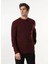 Erkek Bordo Bisiklet Yaka Regular Fit Kazak FC4WM-KZK 2599 3
