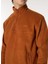 Kiremit Erkek Dik Relaxed Düz Polar Sweatshırt C4WM-SWT4201 4