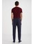 Lacivert Merino Yün Activewear Triko Pantolon 2