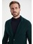 Koyu Yeşil Extrafine Merino Triko Blazer Ceket 4