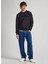 Siyah Erkek Bisiklet Slim Fit Baskılı Sweatshirt PM582557 999 Randall 1
