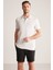 Vintage Görünümlü Kırık Beyaz Polo Yaka T-Shirt 1
