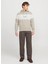 Bej Erkek Kapüşon Rahat Baskılı Sweatshirt Jorvesterbro Block Sweat Hood Styd 2