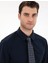 Lacivert Slim Fit Uzun Kollu Basic Gömlek 2
