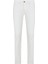 Beyaz Slim Fit Düz Pamuklu 5 Cep Kot Pantolon 1