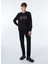 Siyah Erkek Bisiklet Basic Baskılı Sweatshirt M4WM-SWT-1981 4