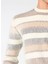 Ekru Erkek Bisiklet Slim Fit Kazak MI2878SS 4