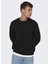 Siyah Erkek Sweatshirt 22018683 4