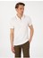 Ekru Slim Fit Polo Yaka Tişört 3