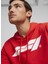 Kırmızı Erkek Kapüşon Yaka Regular Fit Sweatshirt 62585303 F1 Ess Logo Hoodie 3